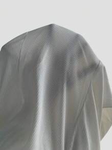 SHEIN Essnce 女性實心前拉鍊連身褲 - 白色 - 查看 7