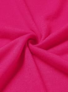 INAWLY 大码女式字母印花短袖 T 恤，GOD GOT ME My Peace My Joy 女式图案 T 恤，适合夏季 - 玫紅色 - 查看 4