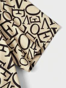 Manfinity VCAY Nam Ngắn tay Áo thun Với In thư - Nhiều màu - Xem 5