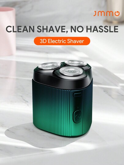 JMMO 男士电动剃须刀，男士迷你无线电动剃须刀 IPX6 防水可充电电动剃须刀，快速清洁干湿两用男士可充电剃须刀 圣诞礼物，秋冬季假期必备品 露营度假必需品 度假配件，露营用品