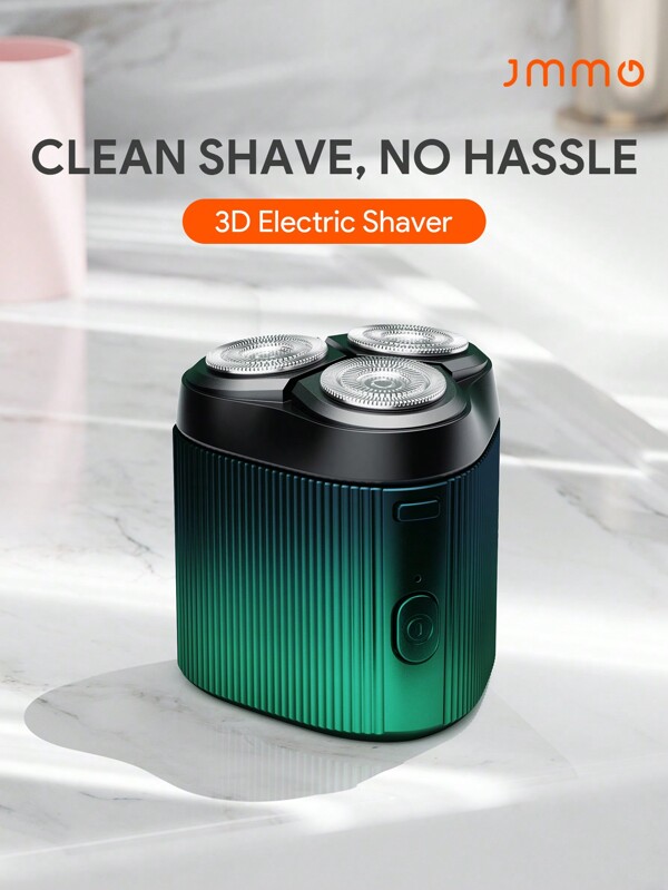 JMMO Electric Men Razor,Mini Wireless Electric Razor For Men IPX6 Waterproof Rechargeable Electric Shavers With Quick Clean Wet & Dry Use Rechargeable Shavers For Men