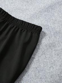 SHEIN سراويل ليغينغز مرنة للفتيات المراهقات بتصميم نجمي متدرج ملون وبسيط كرتوني، مناسبة لإطلالات الخريف للفتيات