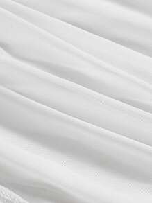 SHEIN EZwear Two-Piece Set Ruched Short Strapless Top - Multicolor - View 8