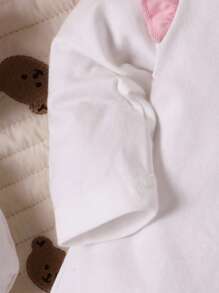 新生兒女寶寶時尚英文刺繡多件禮盒套裝 - 彩色 - 查看 3