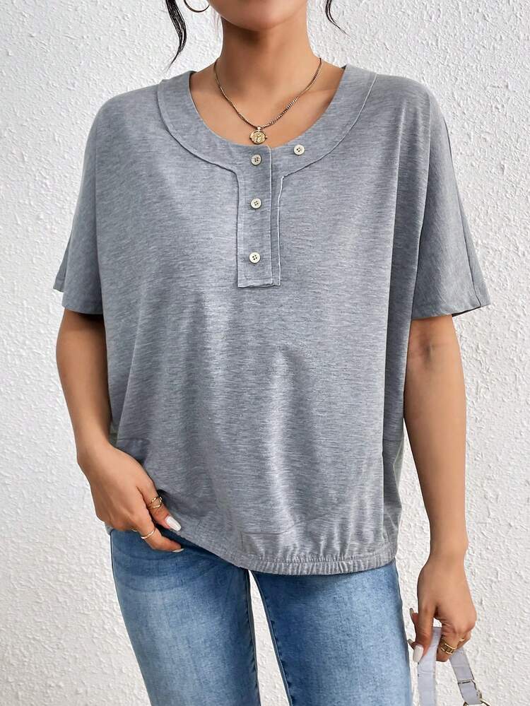 Women's Round Neck Short Sleeve T-Shirt