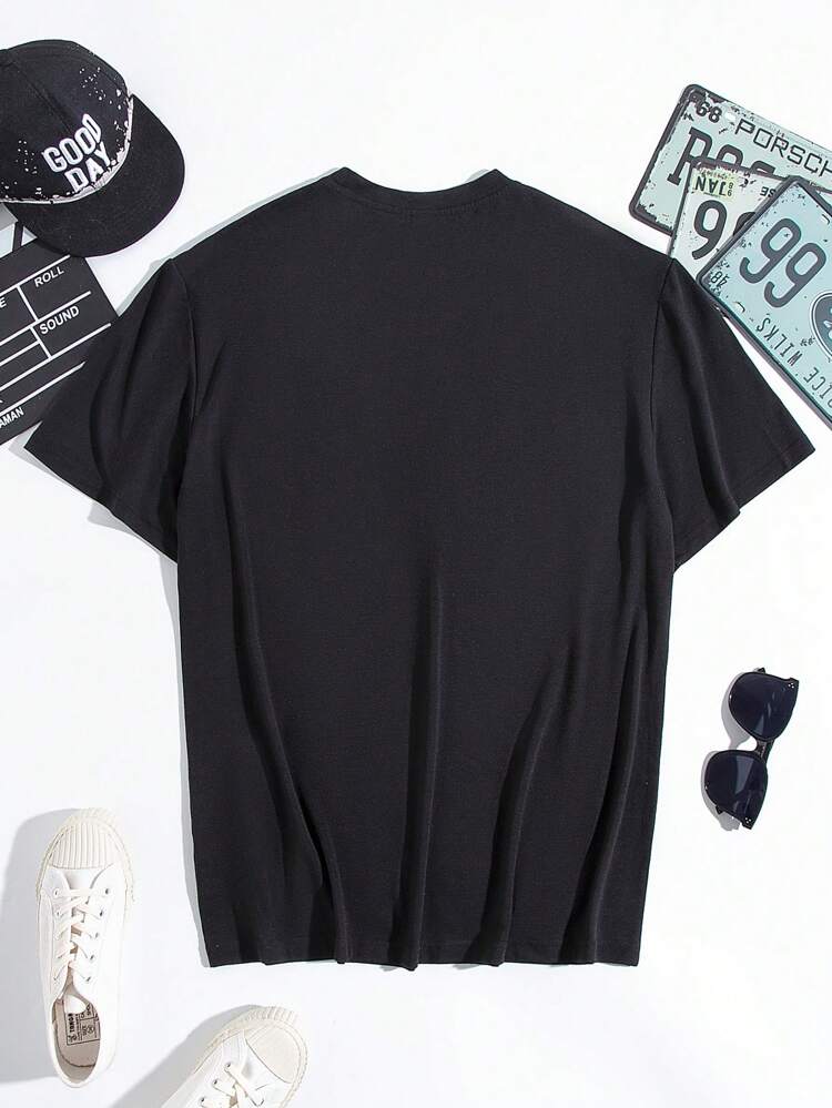 Men Letter Print Valentine's Day T-Shirt Family Pack (5 Pieces Sold Separately)