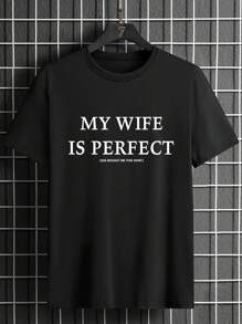 Manfinity Homme Men Plus Slogan Graphic Tee - Black - View 4