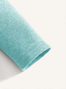 Cozy Pixies Bộ 3 áo dài tay cổ tròn màu trơn cho bé trai sơ sinh, kiểu dáng thời trang thu đông. - Nhiều màu - Xem 7