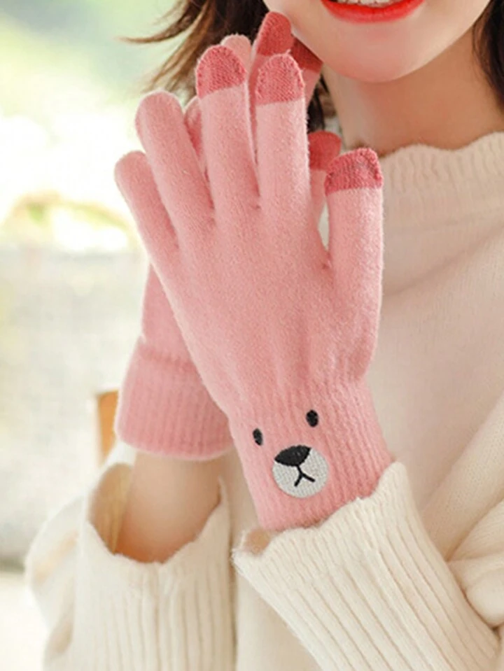 未使用品 PICEA BABY CASHMERE GLOVES pink ピンク Pink Hearts Winter Gloves – Colorful Natalie