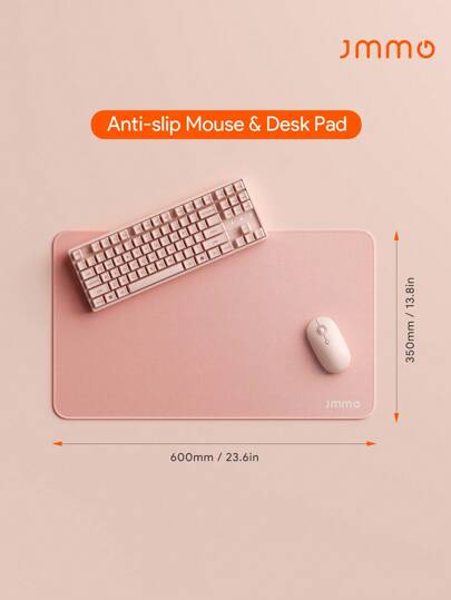 JMMO Gaming Desk Mouse Pad,Ultra Smooth Surface,Waterproof Top & Anti-Slip Rubber Bottom For Gamer,Office,Home (600x350mm)
