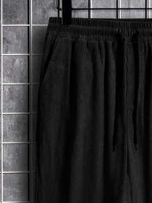 Manfinity Hypemode Pantalónes De Pana Sueltos Para Hombres