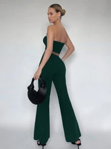 Maija Funken Sprühende Trägerlose Strass-top Für Frauen