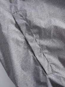 Manfinity Homme Men Zip Up Drawstring Hooded Jacket Without Tee - Grey - View 7