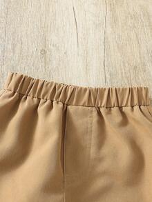 3入組嬰兒男寶寶休閒格子襯衫和條紋上衣及長褲套裝 - 彩色 - 查看 8