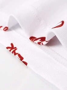 1 Miếng Nam In thư Square Leg Đồ lót - trắng - Xem 10