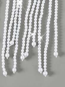 Swim SXY Summer Beach 1pc Pearl Decor Cover Up (Random Jewelry, No Washing Label) Music Festival