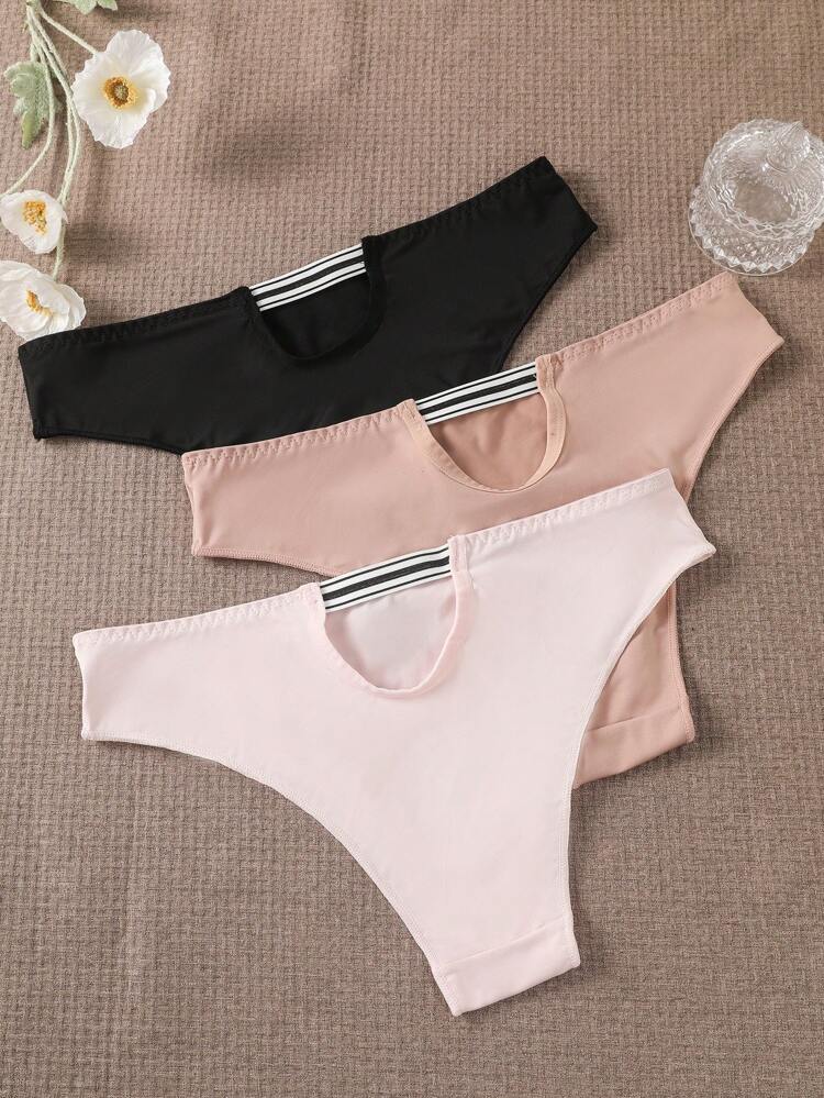 Women's Plus Size Panties 3pcs/Pack