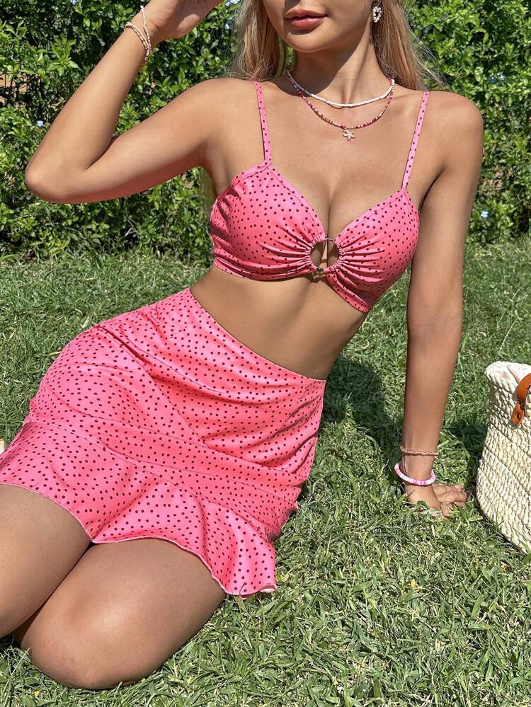 Polka Dot Printed 2pcs/Set