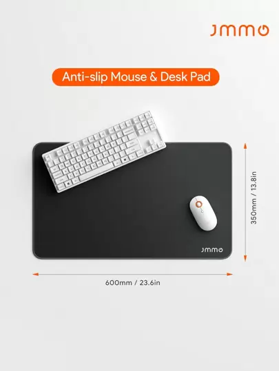 JMMO Gaming Desk Mouse Pad,Ultra Smooth Surface,Waterproof Top & Anti-Slip Rubber Bottom For Gamer,Office,Home (600x350mm)