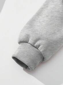 INAWLY Conjunto De Pantalones Y Sudadera Con Capucha Y Cordón De Color Liso Para Mujer - Gris - Ver 3
