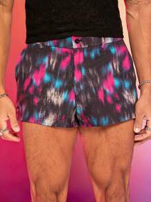 FeverCity 男士全印花梭織休閒短褲