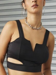 NỮ Áo ba lỗ & Áo yếm - màu đen - Xem 1