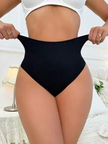 Bragas Moldeadoras De Cintura Alta Para Mujer, Color Negro