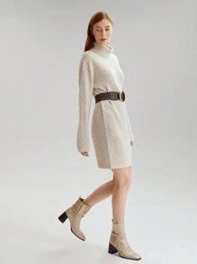 MOTF PREMIUM COFFEE COLOR ELASTIC BELT WITH RESIN BUCKLE - Coffee - View 3