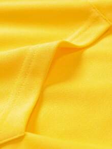 Men's Vintage Hooded Jacket With Personalized Printed Bear, Zipper Closure, Drawstring Hem For Casual/Outdoor Sports - Yellow - View 8