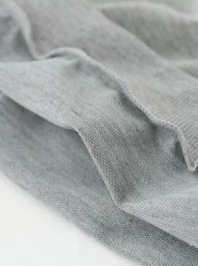 SHEIN Girls' Cartoon Printed Round Neck Sweatshirt - Multicolor - View 6