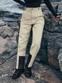 In My Nature Women's Waterproof Pressed Glue Mountaineering Pants - Mint Green - View 7