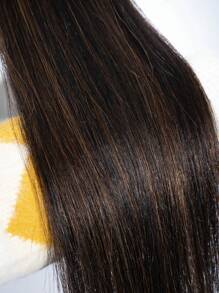 1pc Dark Brown Highlight Color Virgin Human Hair Remy Hair Weave Human Hair Bundles - S1/30 - View 4