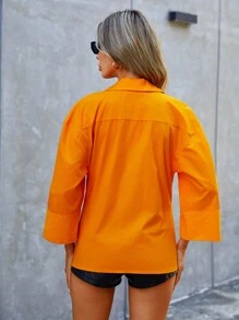 RueChic Kokarda Opuszczane ramiona Koszula