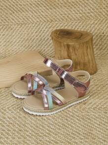 Dép xỏ ngón đế phẳng màu mơ giản dị thời trang cho bé gái - Nhiều màu - Xem 2