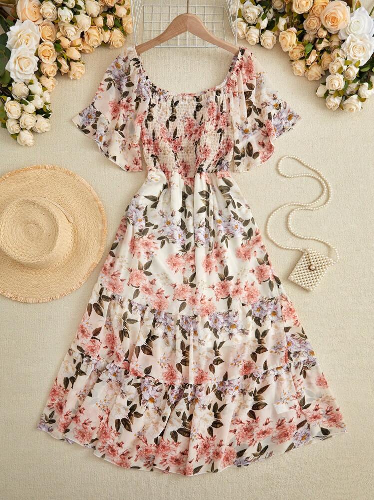 Breezaya Floral Print Dress | SHEIN USA