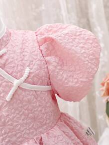 女寶寶新中式旗袍立領復古連身裙