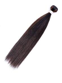 1pc Dark Brown Highlight Color Virgin Human Hair Remy Hair Weave Human Hair Bundles - S1/30 - View 2