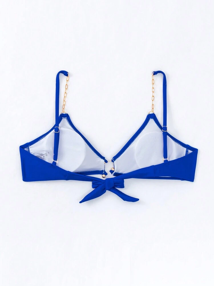 Women'S Bikini Top With Chain Detailing Music Festival Summer