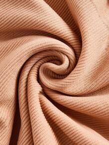 SHAPORA 純色吊帶造型塑身連體衣 - 杏色 - 查看 8