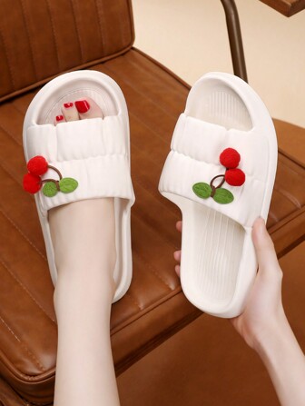 Zapatillas De Interior De Plástico Para Mujer, Sandalias Caseras De Nueva Moda