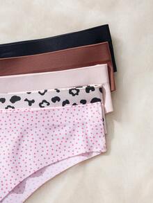 SHEIN Pack De 5 Tangas T-back Para Mujeres - Multicolor - Ver 8