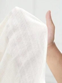 心型刺繡上衣+純色褲子居家服套裝 - 白色 - 查看 8