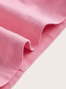 SHEIN ICON Women'S Mid-Rise Loose Trousers - Pink - View 4