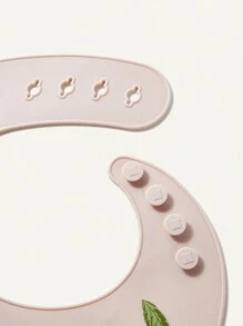 Cozy Pixies 5pcs/set Baby Feeding Set With Silicone Suction Bowl, Bib, Training Bowl, Fork And Spoon