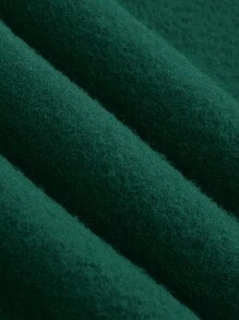 Manfinity Sudadera Con Capucha Y Estampado De Dibujos Animados Para Hombre - Verde Oscuro - Ver 4