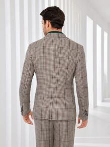 Manfinity VCAY Men's Plaid Blazer - Multicolor - View 5