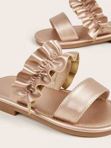 Zapatillas De Princesa Versátiles Y De Excursión A La Moda Para Niños - Champán - Ver 4