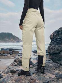 In My Nature Women's Waterproof Pressed Glue Mountaineering Pants - Mint Green - View 3
