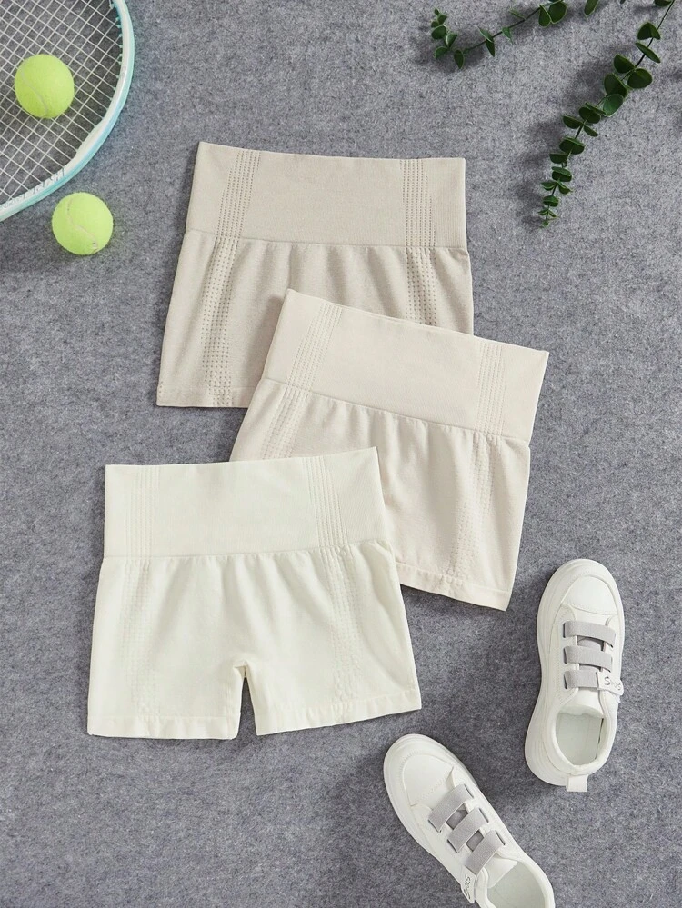 Seamless High Elasticity Sports Shorts (3pcs/Pack)