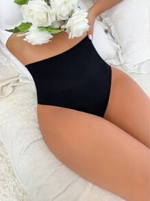 Bragas Moldeadoras De Cintura Alta Para Mujer, Color Negro
